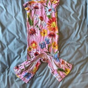Posh Peanut Pink Floral Baby Outfit